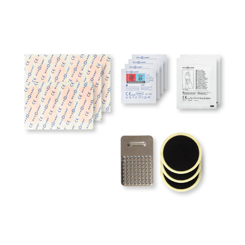Bike Repair First Aid Kit in Kraft Brown Pouch