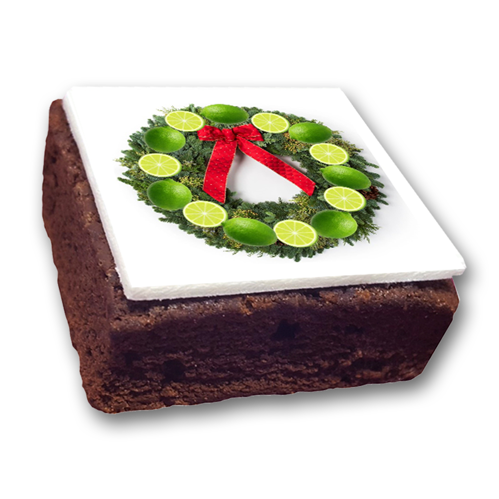 Brownie with Icing Logo - 5cm