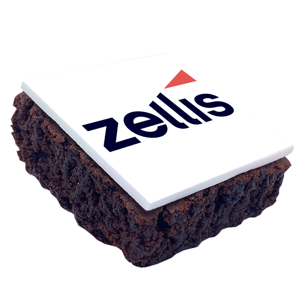 Brownie with Icing Logo - 5cm