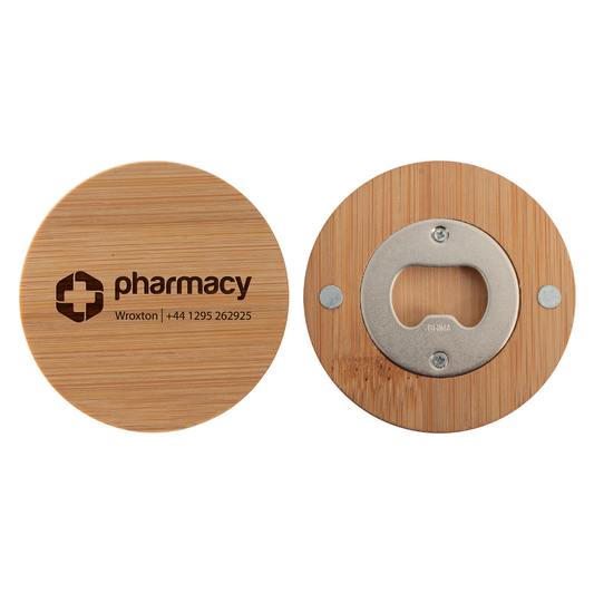 Bamboo Magnetic Bottle Opener