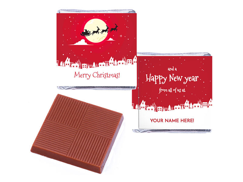 Personalised Corporate Neapolitan Christmas Chocolates