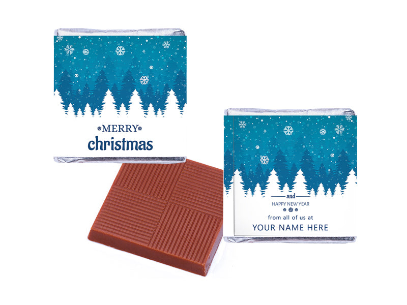 Personalised Corporate Neapolitan Christmas Chocolates