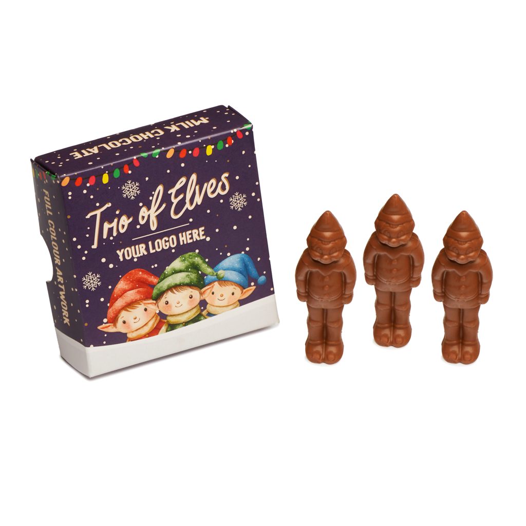 Trio of Elves Chocolate Box