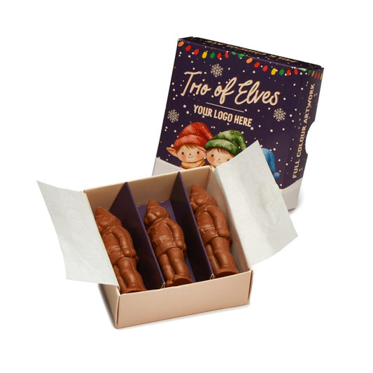 Trio of Elves Chocolate Box