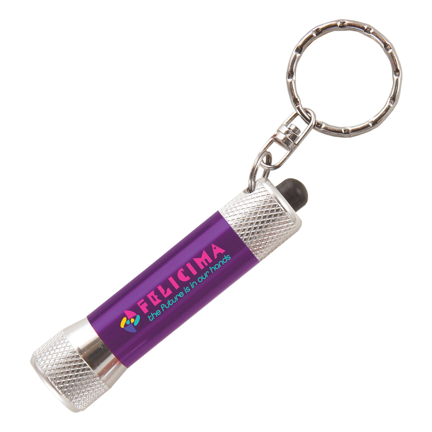 Metal Torch Keyring