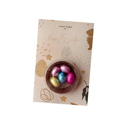 Eggs in a Nest with Promo Card