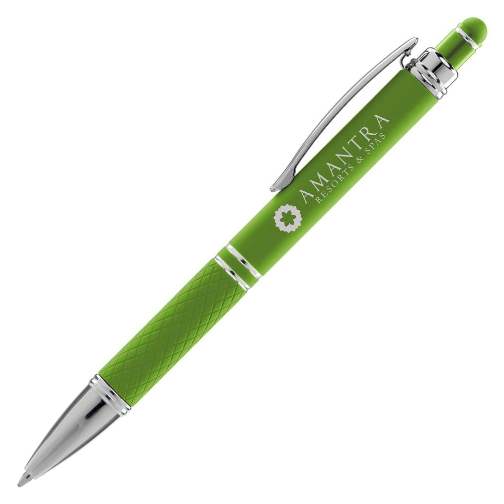 Soft Touch Metal Pen with Stylus