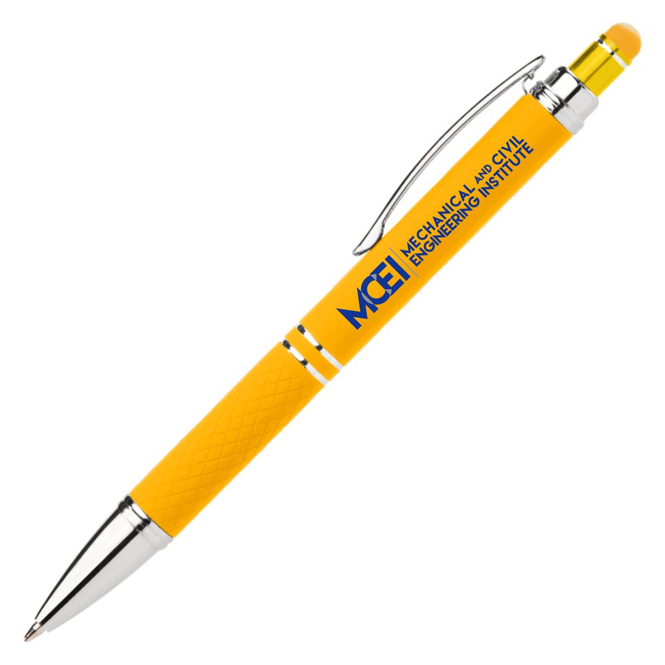 Soft Touch Metal Pen with Stylus