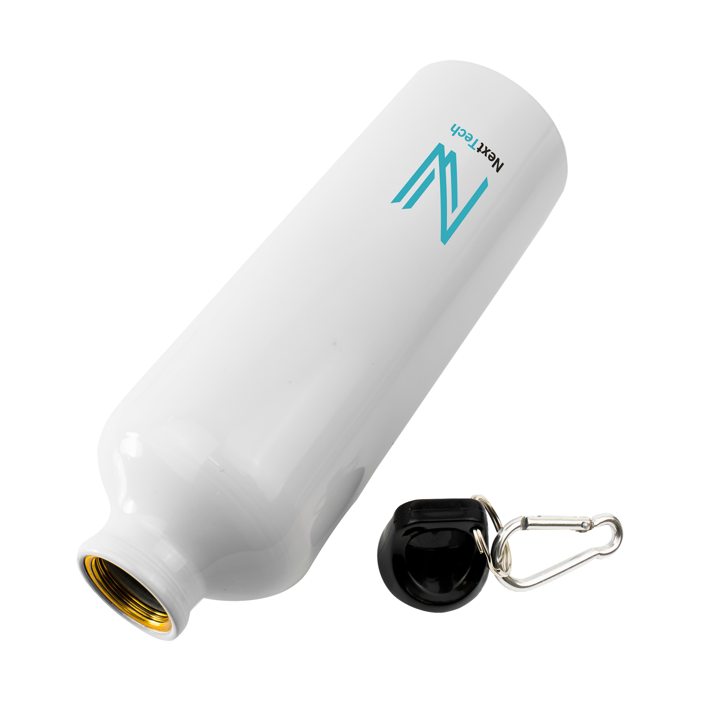 Branded Engraved or Printed Thermal Sports Water Bottle - White