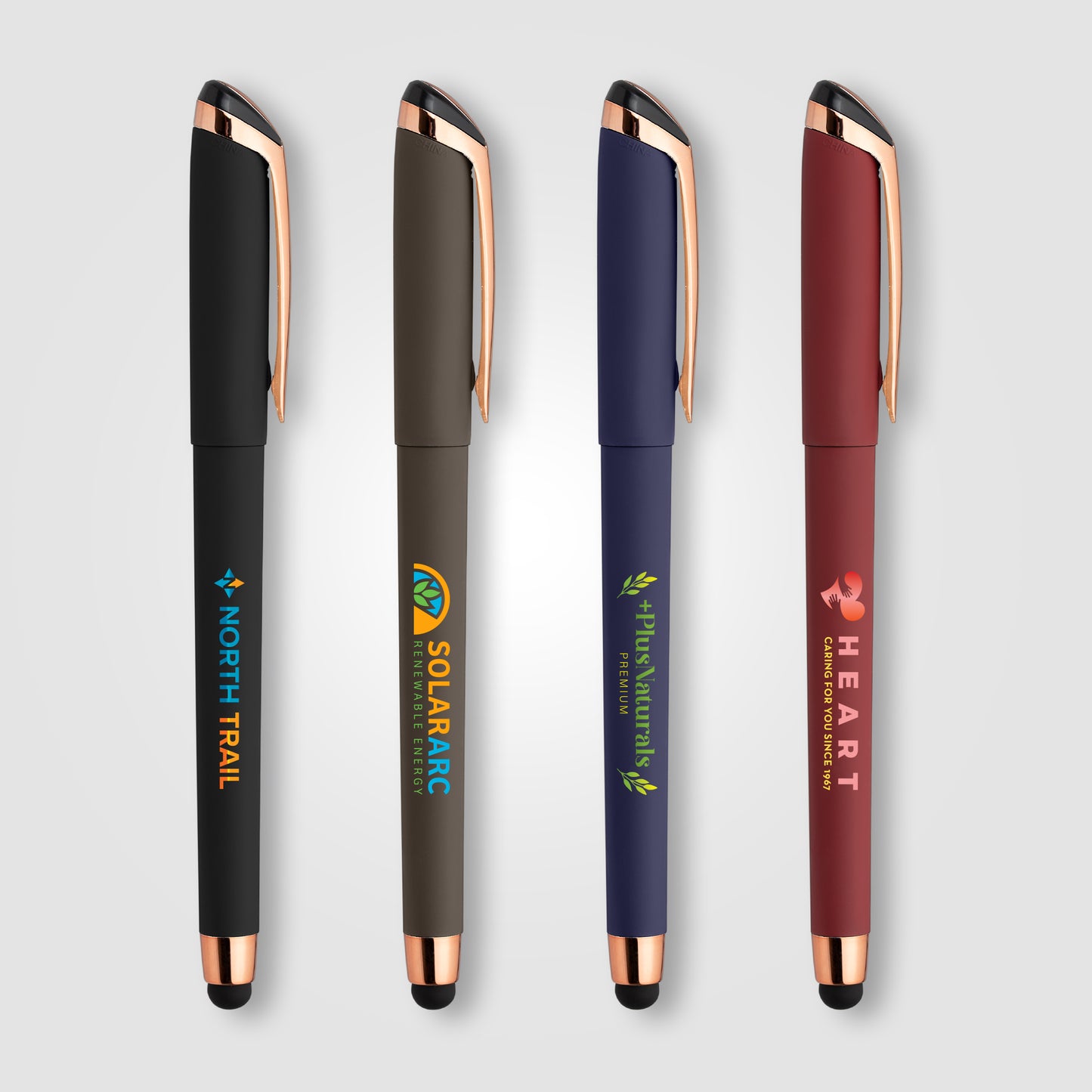 Soft Gel Pen with Rose Gold Stylus