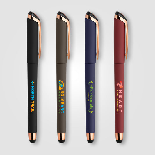 Soft Gel Pen with Rose Gold Stylus