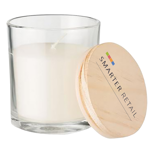 Vanilla Candle With Bamboo Lid