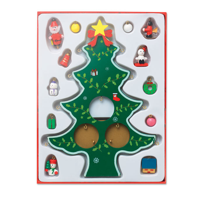 Wooden Christmas Tree Decoration