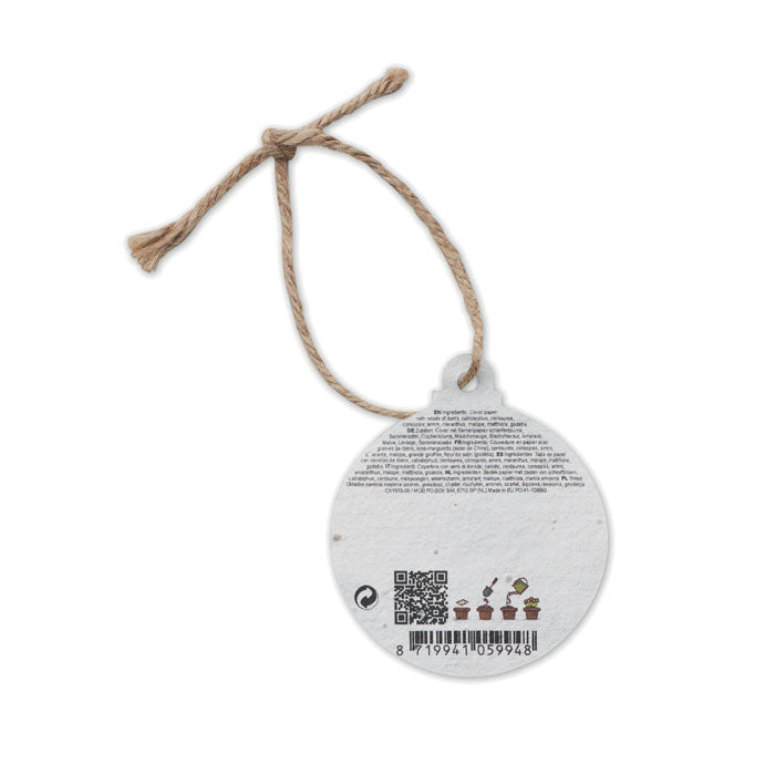 Hanging Seed Paper Ornament