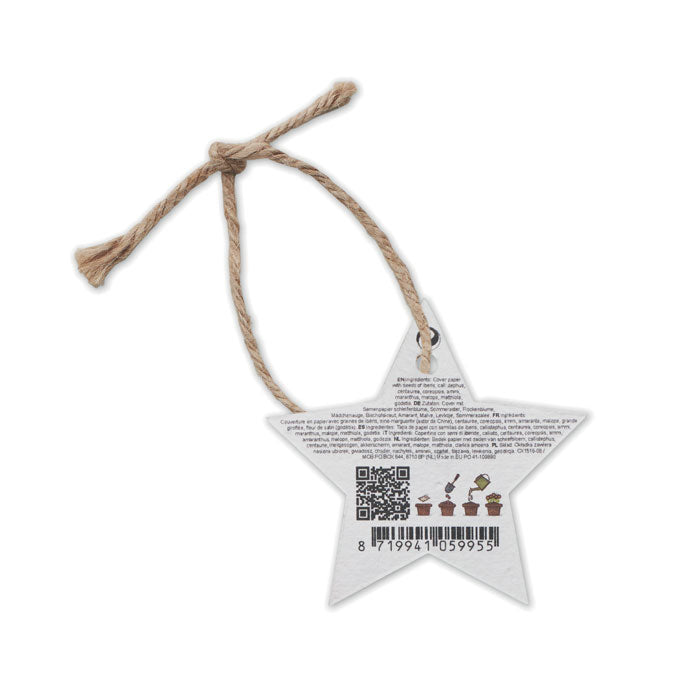 Hanging Seed Paper Ornament