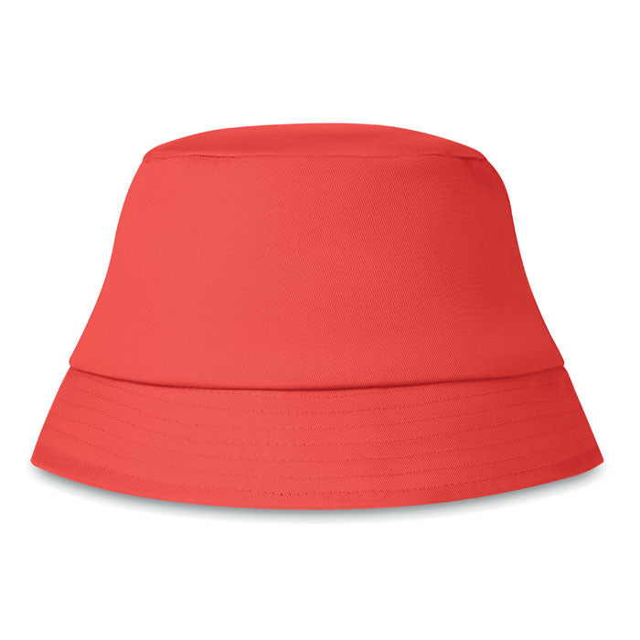 Branded Cotton Sun Bucket Hat