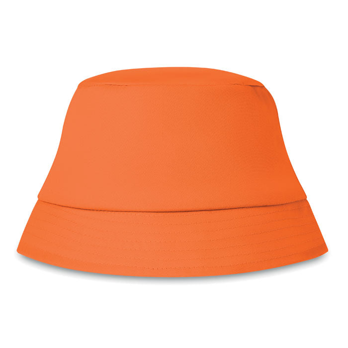 Branded Cotton Sun Bucket Hat