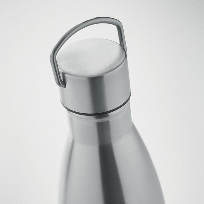 Recycled Stainless Steel Water Bottle with Handle Lid