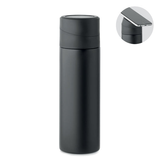 Recycled Insulated Water Bottle with Phone Holder