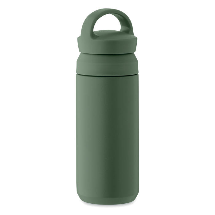 Water Bottle with Double Lid Opening