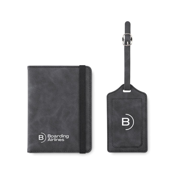 Passport and Luggage Tag Set
