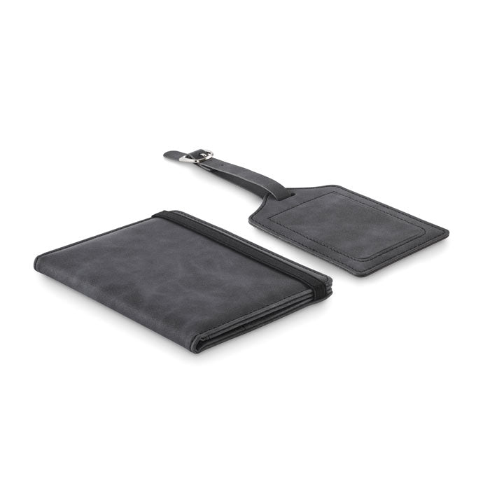 Passport and Luggage Tag Set