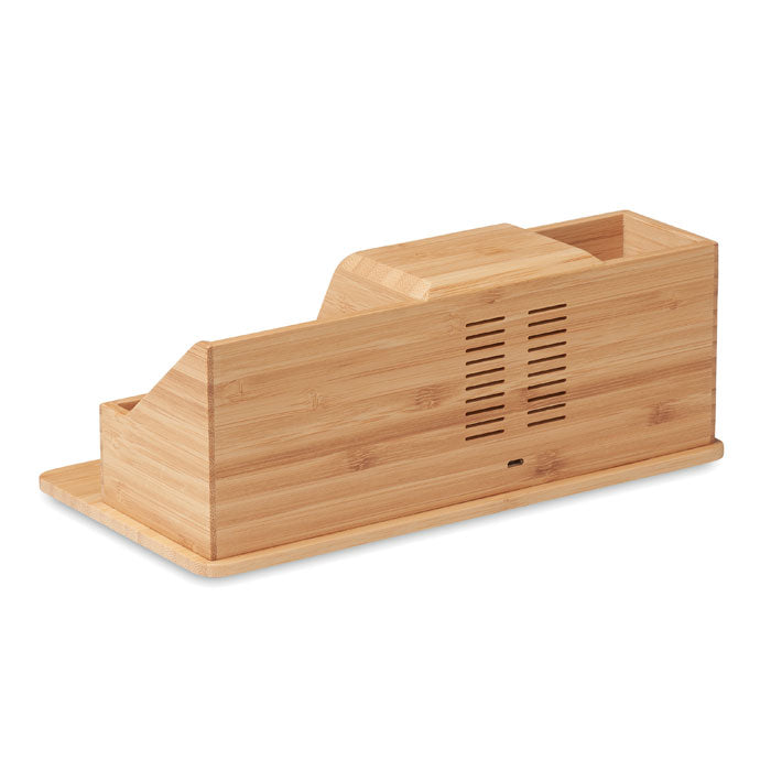 Bamboo Pen & Phone Holder