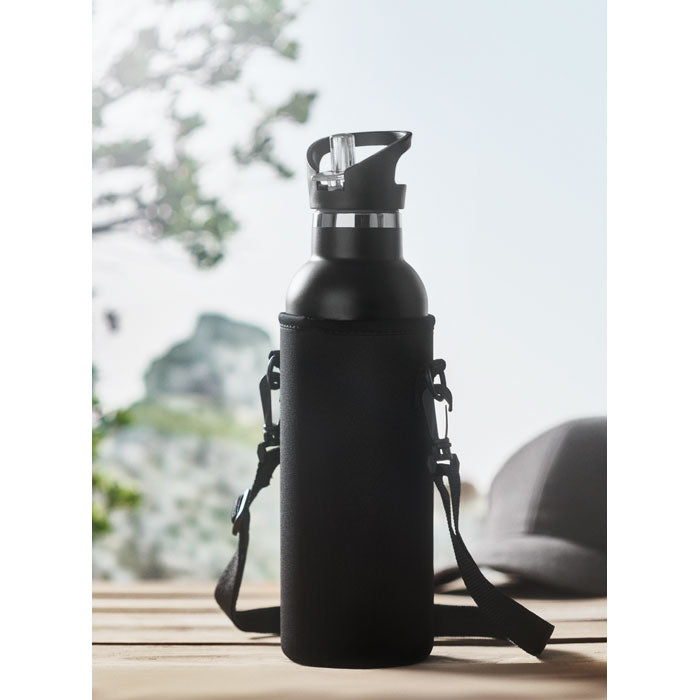 Water Flask with Interchangeable Lids