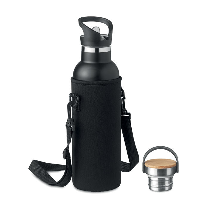 Water Flask with Interchangeable Lids