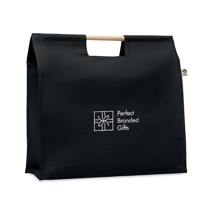 Organic Canvas Bag with Bamboo Handles