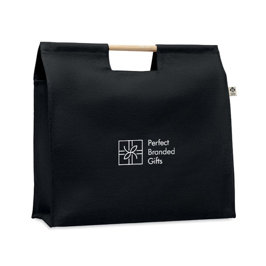 Organic Canvas Bag with Bamboo Handles