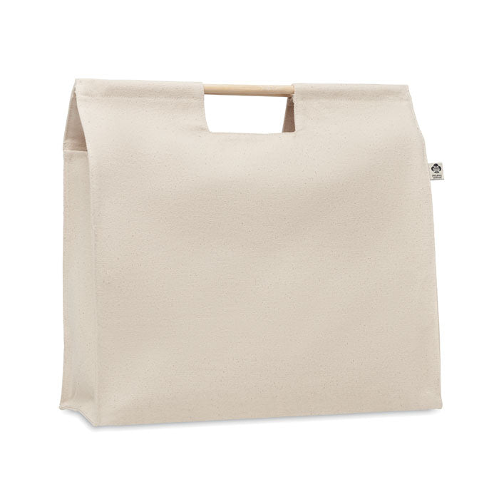 Organic Canvas Bag with Bamboo Handles