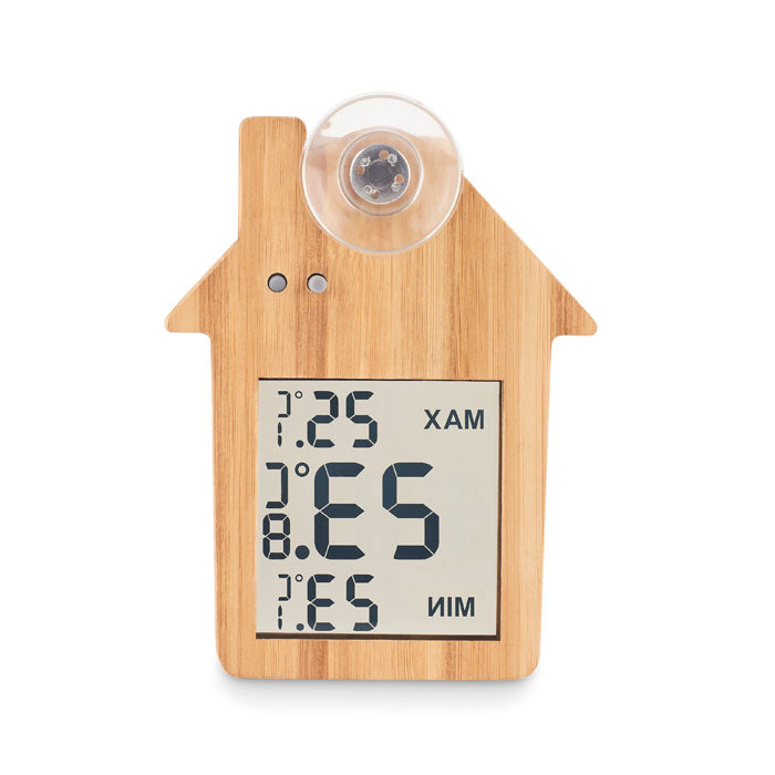 House Shaped BambooThermometer