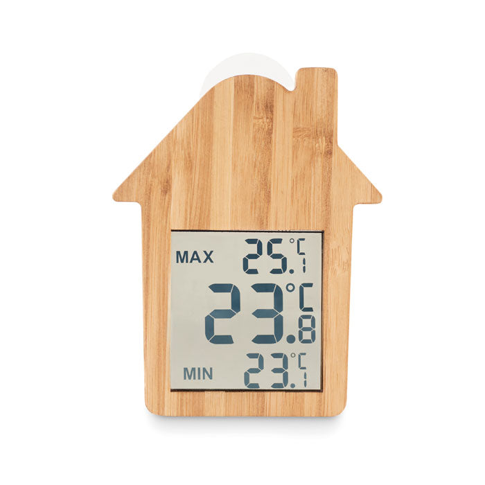 House Shaped BambooThermometer