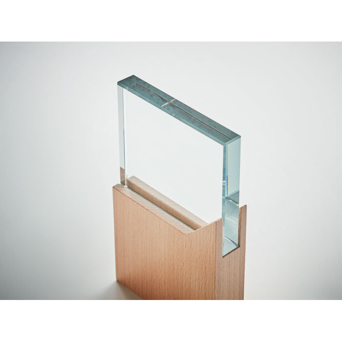 Crystal and Beech Wood Award