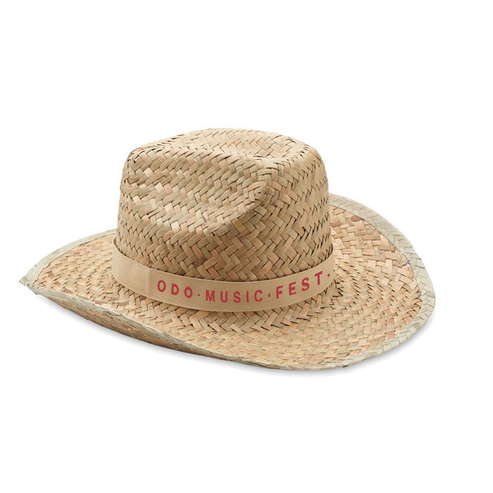 Branded Straw Sun Hat
