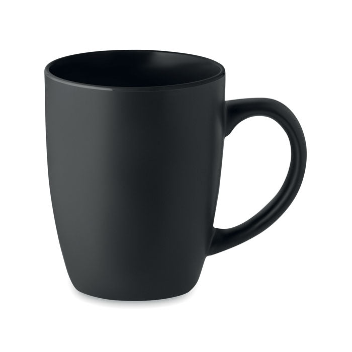 Black Matt Mug with Coloured Inner