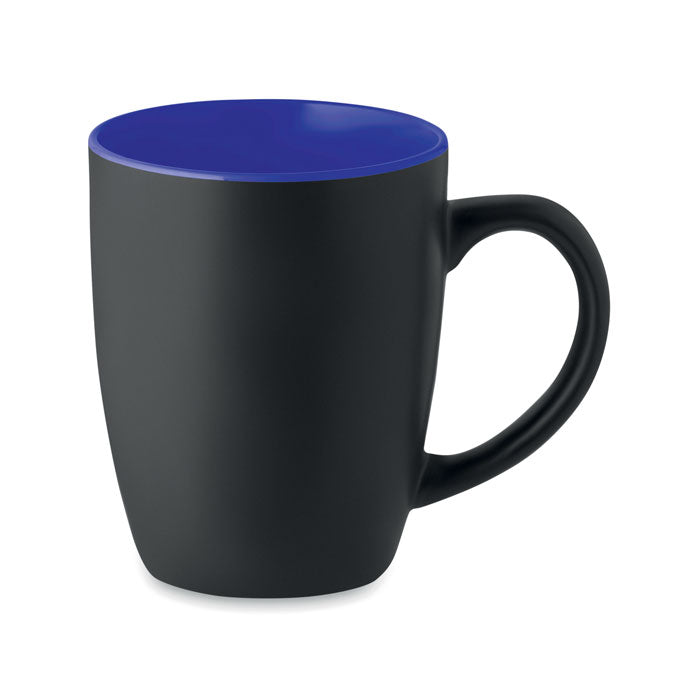 Black Matt Mug with Coloured Inner