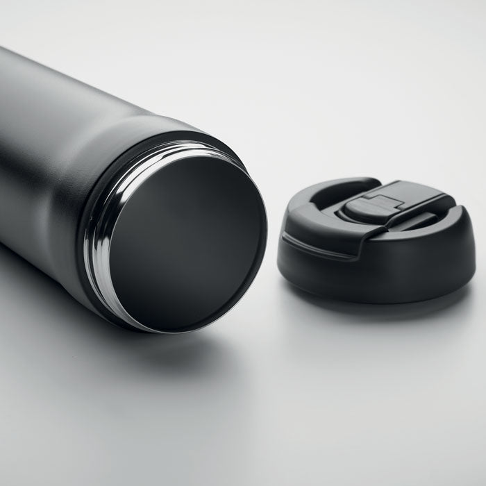 Powder Coated Tumbler with Carry Strap