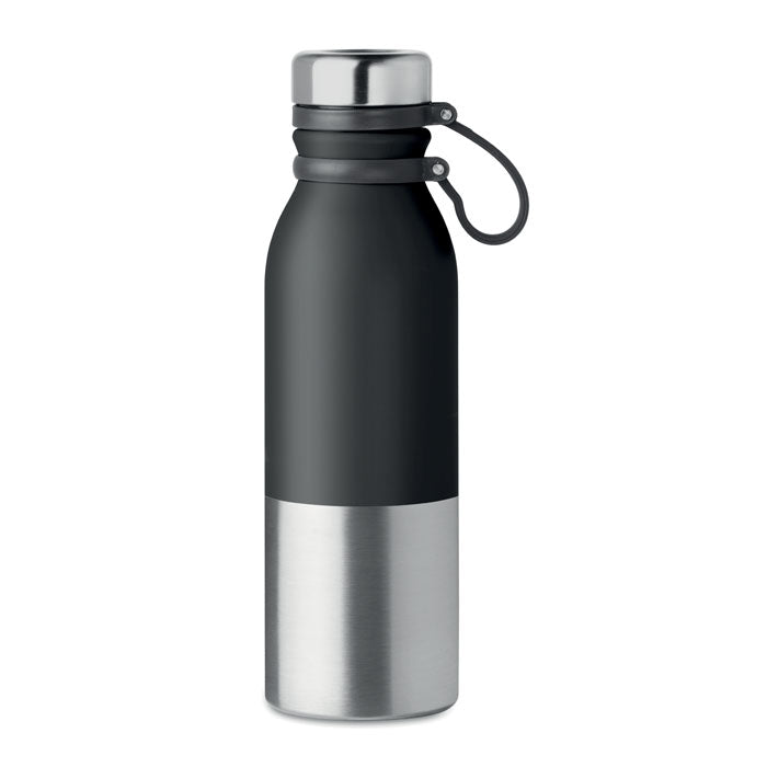Powder Coated Water Bottle with Silicone Grip