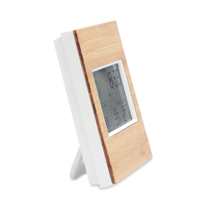 Weather Station with Bamboo Front