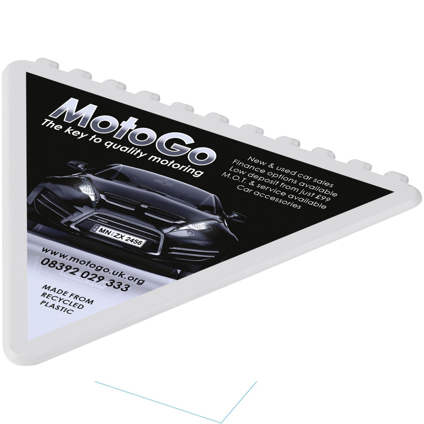 Triangular Recycled Ice Scraper