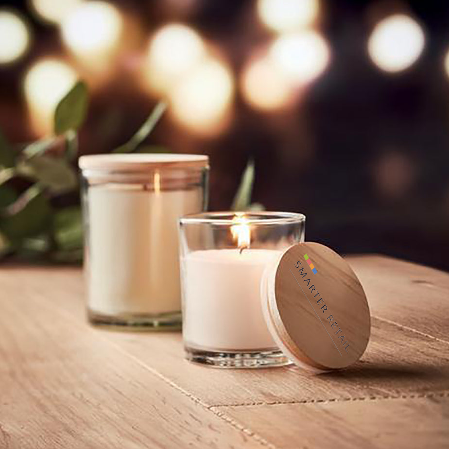 Vanilla Candle With Bamboo Lid