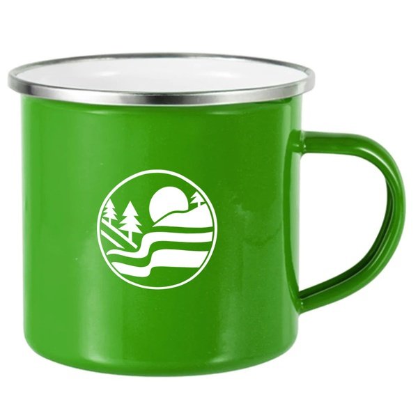 Enamel Branded Mug