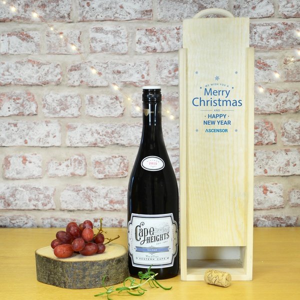 Single Bottle Wooden Gift Box