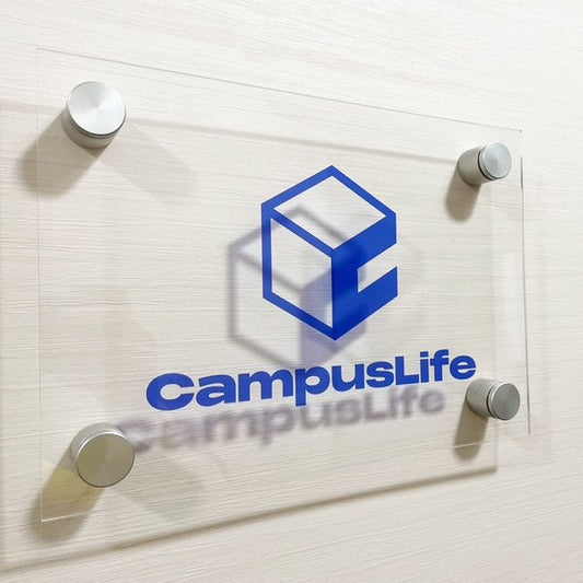Clear Acrylic Office Sign