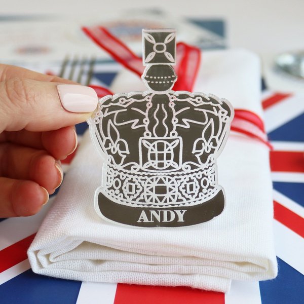 Corporate Event Personalised Place Settings