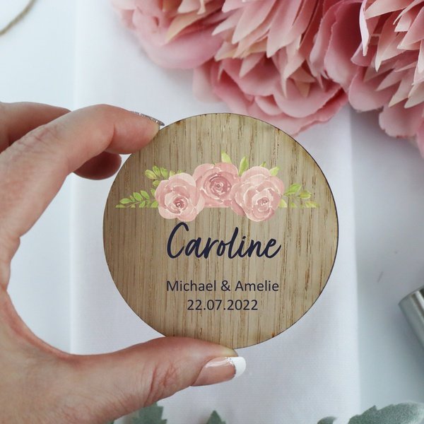 Personalised Printed Wooden Corporate Event Place Settings