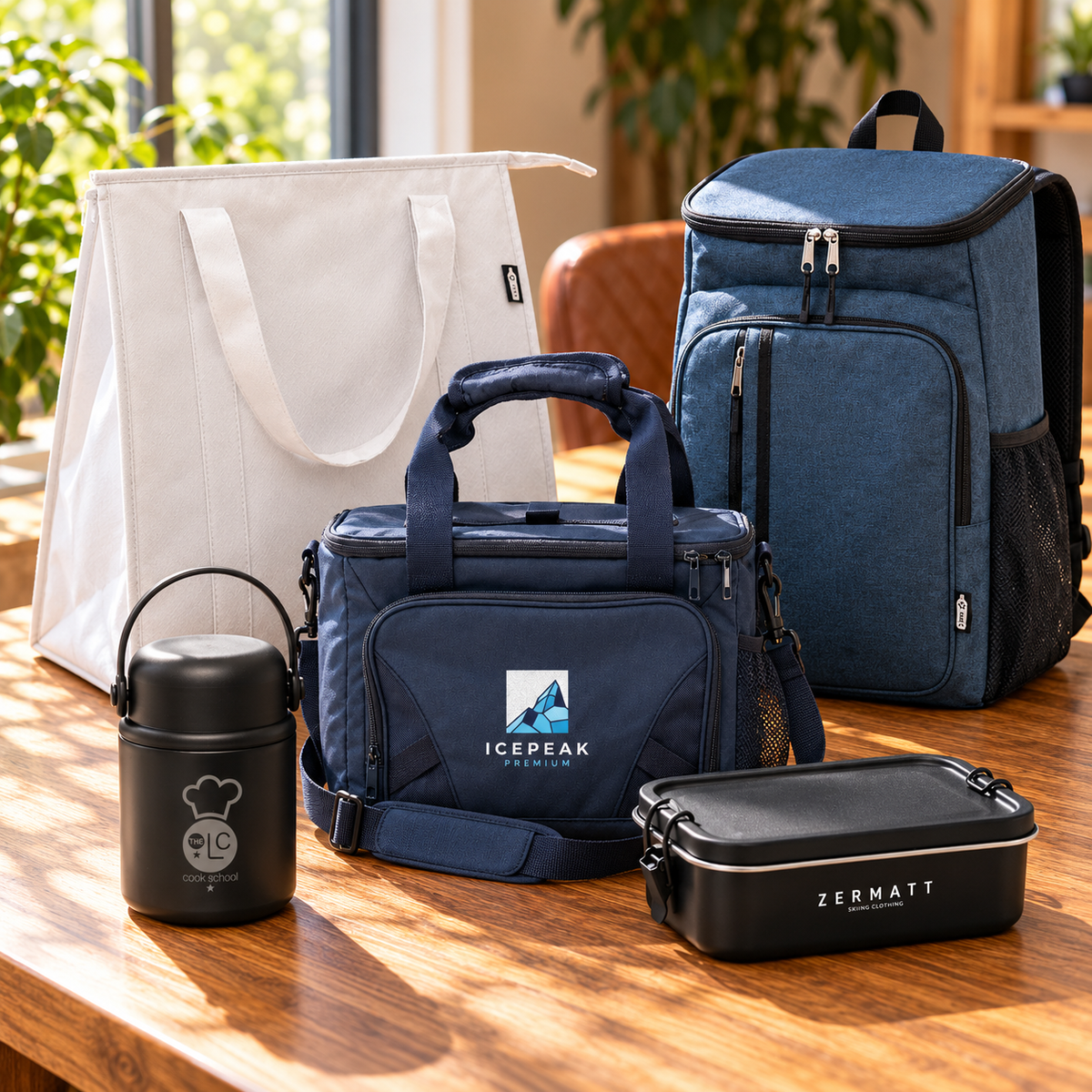 Branded Lunch Bags & Bottle Bags