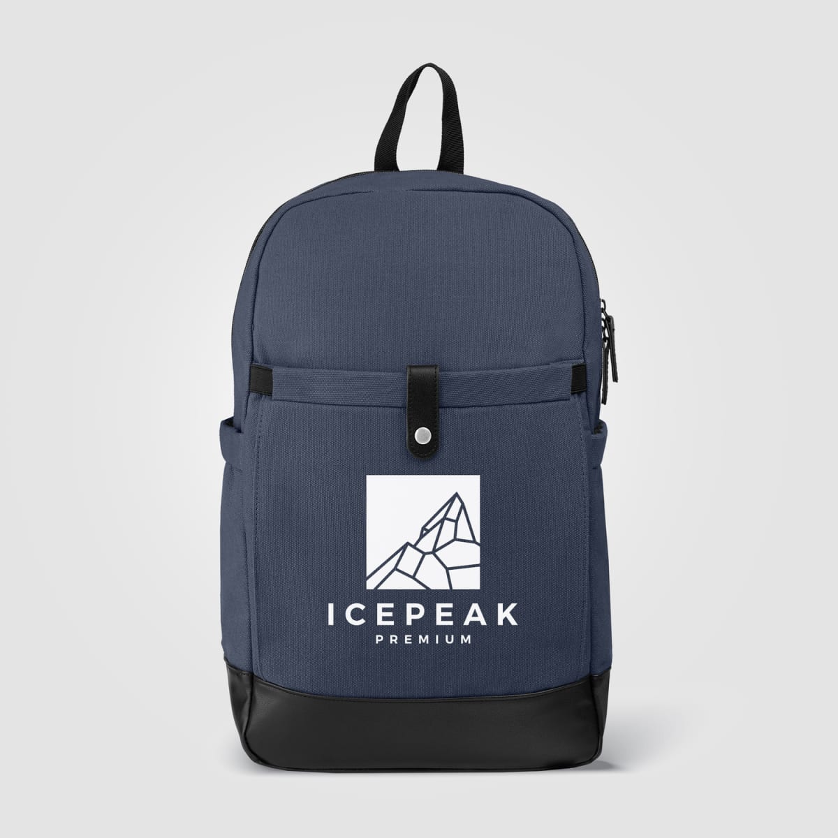 Branded Recycled Cotton Canvas Laptop Backpack